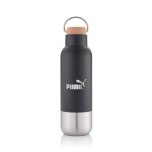 AVERSA - Hans Larsen Double Wall Vacuum Stainless Steel Bottle with Cork Lid - Black (1)