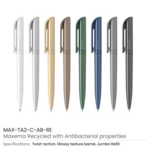 Antibacterial-Recycled-Pens-MAX-TA2-C-AB-RE-allcolors-600x600