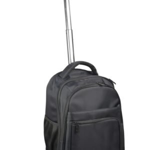 BREE - SANTHOME 2 Wheels Trolley Backpack - Black (1)