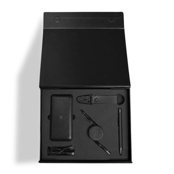 Black Leather Gift Set – Bright Colors Stationery