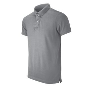 [SECURE Grey Melange-Small] SANTHOME SECURE Polo Shirt (Anti-microbial) (Small, Grey Melange)