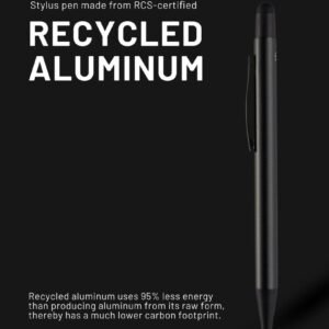 MASSA - Recycled Aluminum Ball Pen - Black (3)