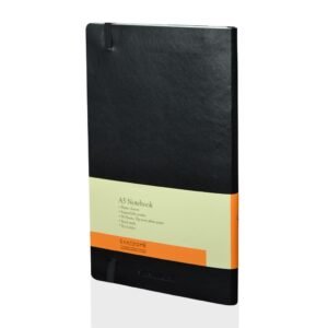 RULBUK - SANTHOME Softcover Ruled A5 Notebook Black (1)